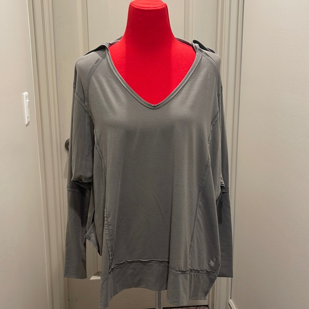 Free People Movement hooded tee